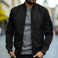 Bomber clásico negro para hombre