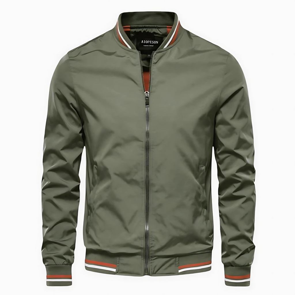 Chaqueta urbana verde para hombre