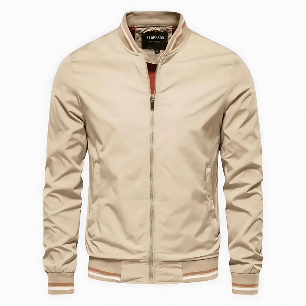 Chaqueta urbana beige para hombre