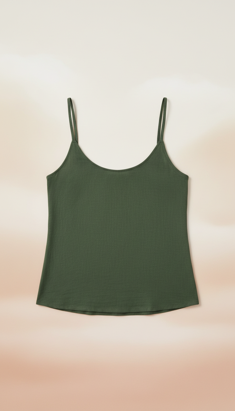 Top de tirantes Apolo Milano verde musgo