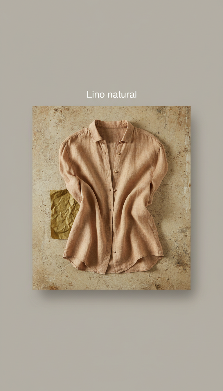 Camisa ligera de lino Apolo Milano natural