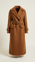 Abrigo de lana Apolo Milano camel