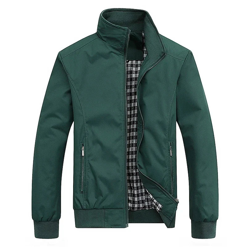 Chaqueta Harrington azul para hombre