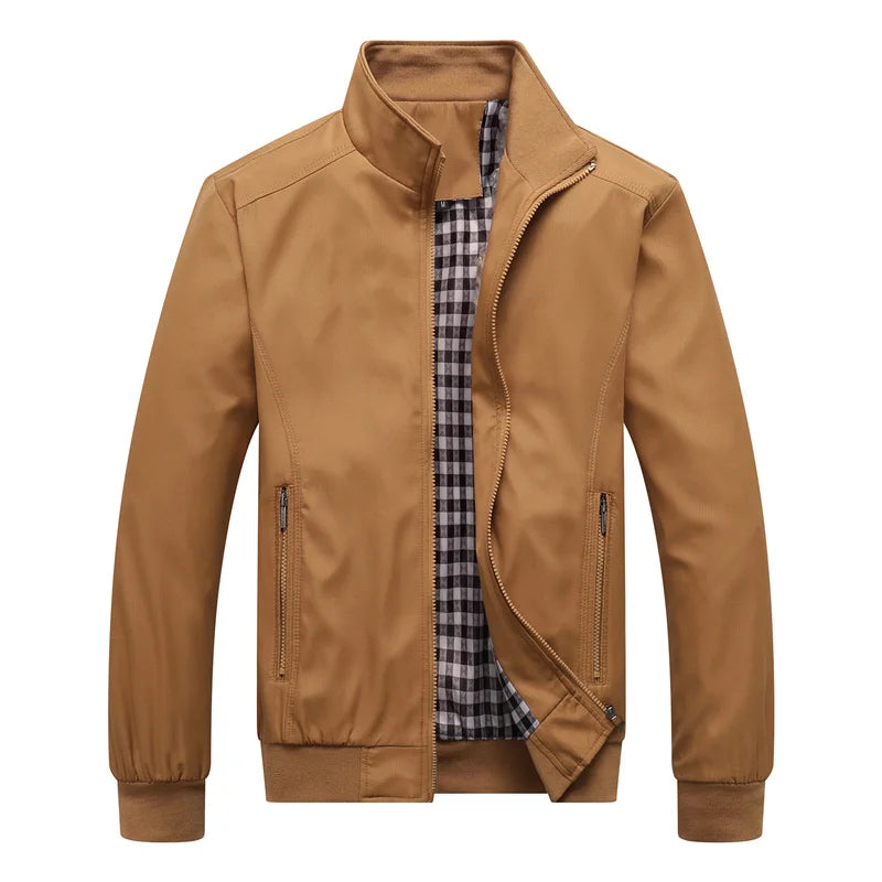 Chaqueta Harrington negra para hombre