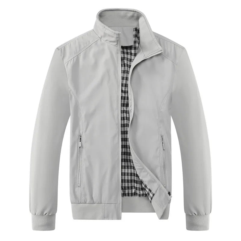 Chaqueta Harrington caqui para hombre