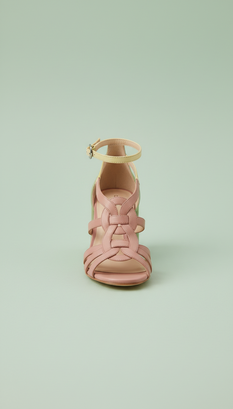 Sandalias de tacón Apolo Milano nude