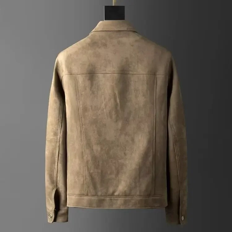 Chaqueta efecto piel — vista de espalda